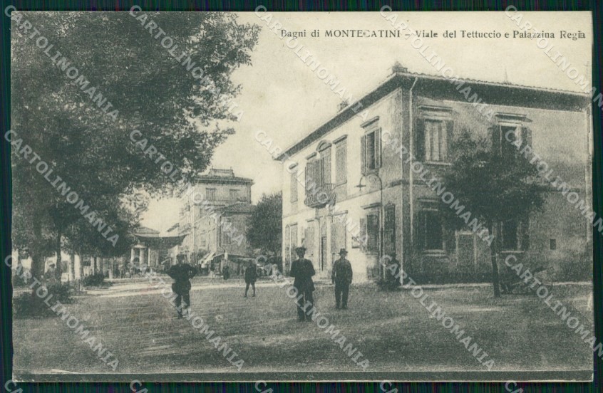 Pistoia Montecatini Viale del Tettuccio cartolina WX2390