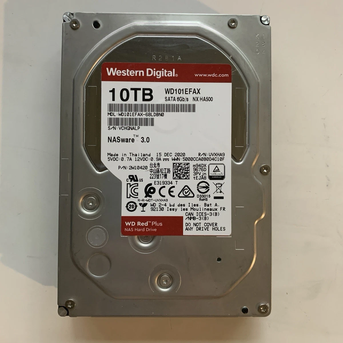 Western Digital SATA III 10 TB Internal Hard Disk Drives for sale