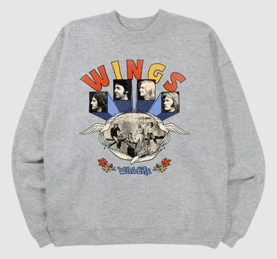 McCartney Wings Wild Life Logo Graphic Sweatshirt Size S-5XL Reprint