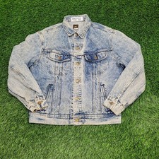 Vintage LEE Riders Denim Jacket Medium 22x25 Crop PATD-153438