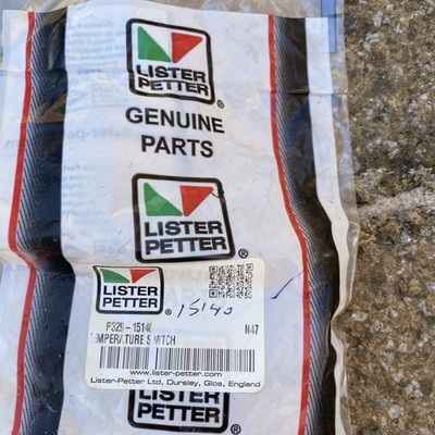 Neu Original Lister Petter Wassertemperaturschalter 329-15140, LPW, LPWT, LPWS