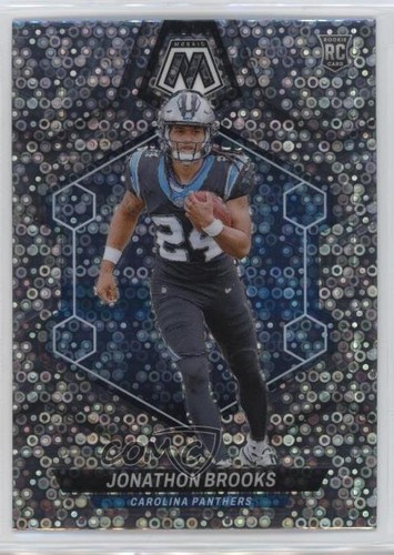 2024 Panini Mosaic Rookies No Huddle Silver Prizm Jonathon Brooks Rookie RC 3s8