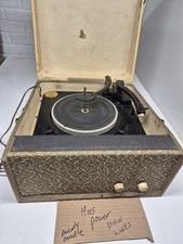 Admiral Vintage Portable Turntable Suitcase Record Player 4 speed
