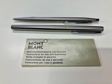 MONT BLANC Füllfederhalter und Druckbleistift Set mit Bedienungsanleitung
