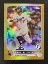 2022 Topps 1st edition Albert Pujols - GOLD Parallel #237 + Base Card Dodgers