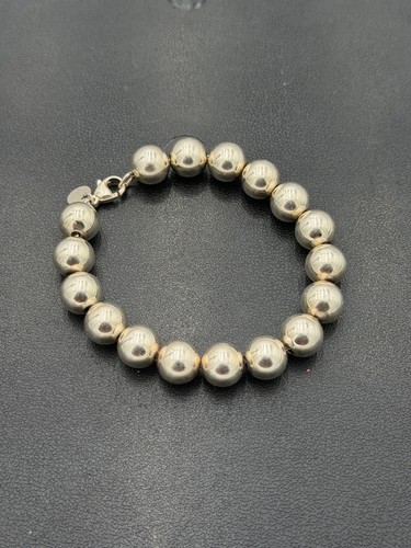 Beautiful Tiffany & Co. Sterling Silver Ball Bracelet 7in.