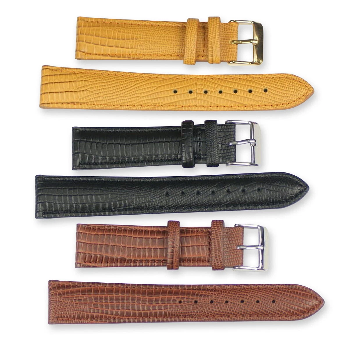 Padded Leather Watch Straps Showcase