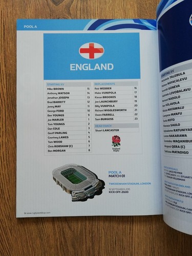 Programas de la Copa Mundial de Rugby 2015 - Imagen 3 de 73