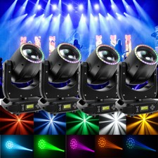 1-4PC 200W LED Moving Head Light RGBW Gobo Beam Spot Stage Lighting DJ Disco DMX
