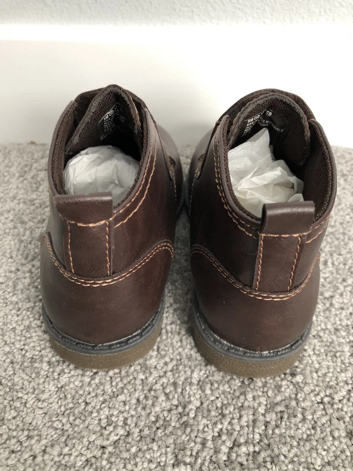 Nuevo Okie Dokie Chukka Botas Marrón Ocasión Zapatos de Vestir Niño Pequeño Talla 9 Foto 3 de 4