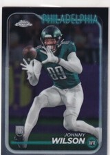 2024 TOPPS CHROME RC JOHNNY WILSON PHILADELPHIA EAGLES ROOKIE FOOTBALL #-575