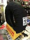 "CAPIT ITALY ~ SMART M/XXL" SUPERSPORT SUPERBIKE MOTORCYCLE TYRE WARMERS "BLACK"