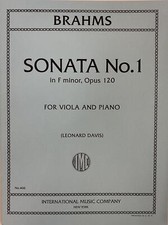 Brahms, Johannes - Sonata Nº 1 en f menor Op 120 (IMC # 406)
