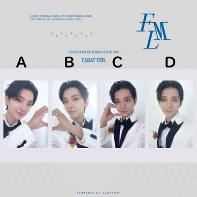 JOSHUA SEVENTEEN - FML - CARAT ver. Official Photo card SVT