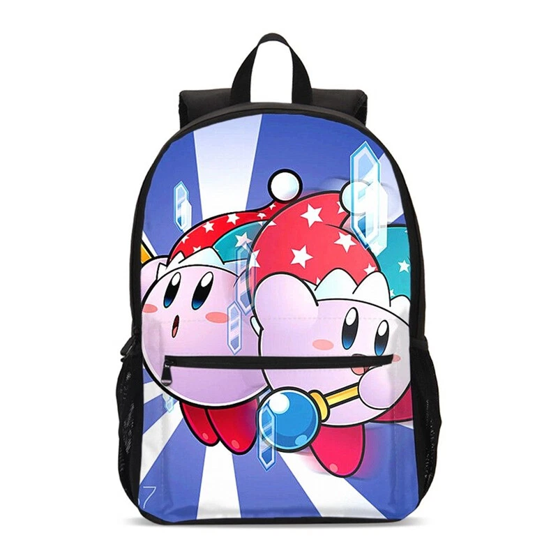 Kirby Stripes Anime Backpack for Kid