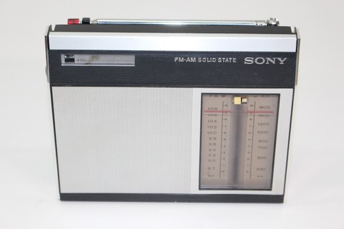 VTG Sony 6F-19W Radio FM/AM 9 Transistor Receiver 1970's Solid State Tokyo Japan - Picture 22 of 24