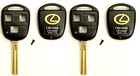 X2 Lexus 3 Button Remote Head Key Shell Toy48 (Short) Usa Stock Top Quality (For: Lexus)