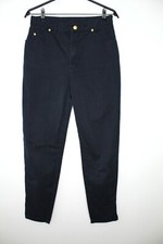 Escada Sport high waist medium size pants women navy blue vintage