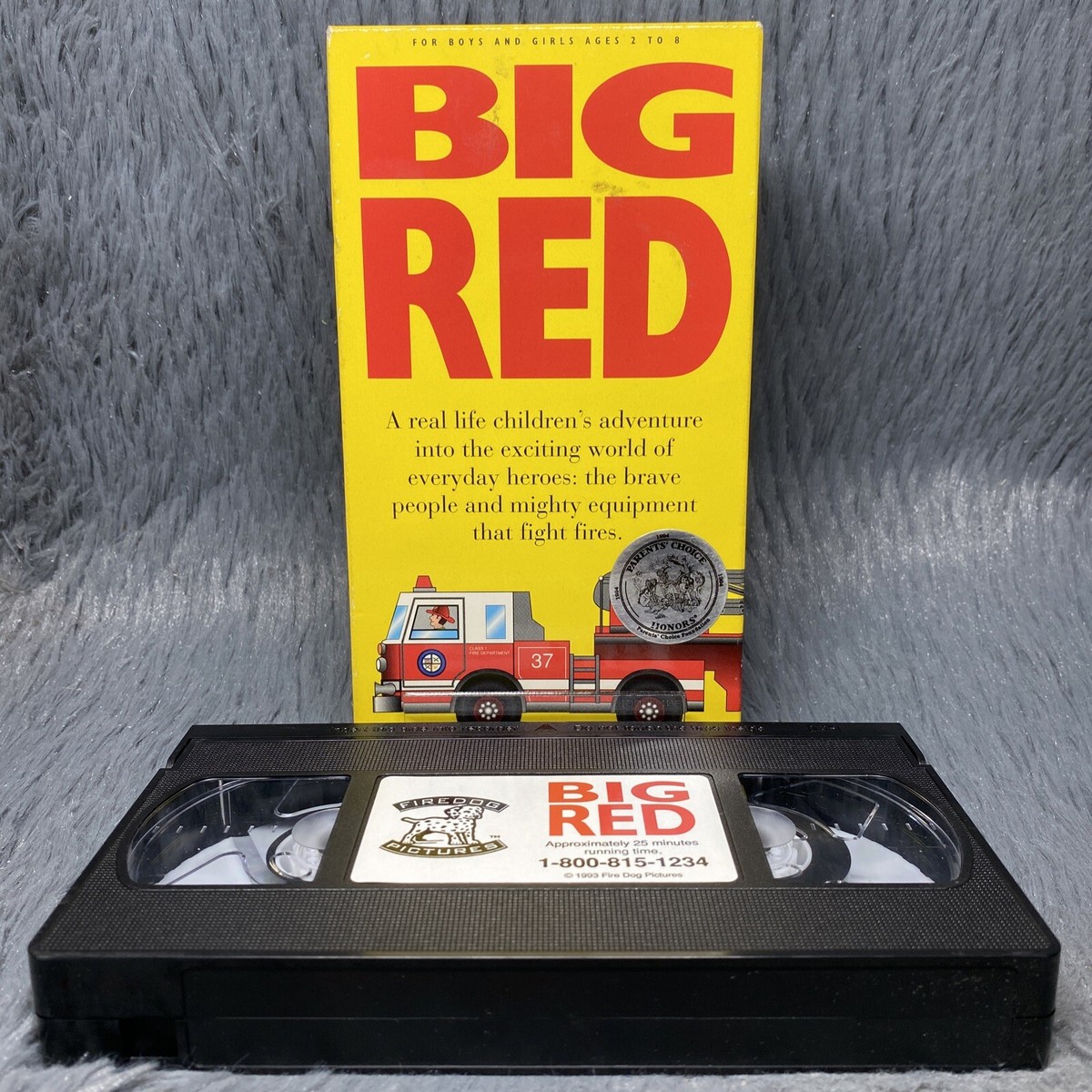 Big Red VHS Tape 1993 by Fire Dog Pictures Children Educational