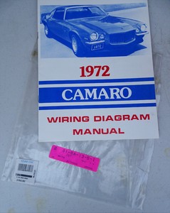 1972 Chevrolet Camaro Wiring Diagram Manual 72 Chevy VTG AUTO CAR