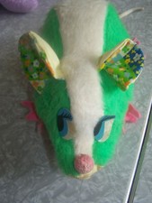 Vintage Carnival Prize Stuffed Toy MOUSE 1960's