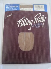 Hanes Fitting Pretty Control Top Pantyhose Little Color New