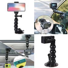 US 2 Pack Flexible Gooseneck Extension Suction Cup Car Mount Holder Gopro Hero
