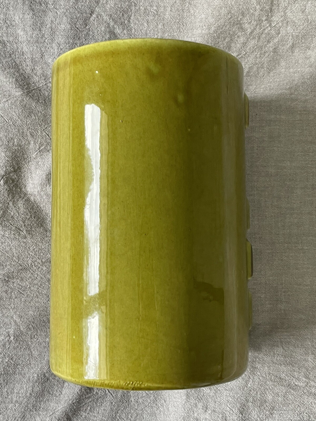 los angeles pottery pasta cannister Green Macaroni Rice Rigatoni 66