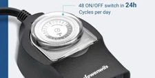 DEWENWILS Outdoor Light Timer Outlet Switch Plug Electrical Outlets Waterproof