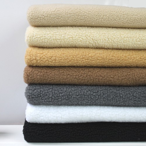 Sherpa fleece faux Lambwool fabric berber fleece fur lining fabric 60" wide BTY