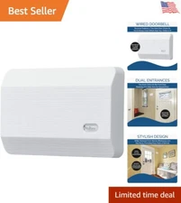 Door Chime, White Textured