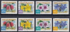 Australia 1999 Coastal Flowers sets both perfs SG1863 -66 &1863d - 66d good used