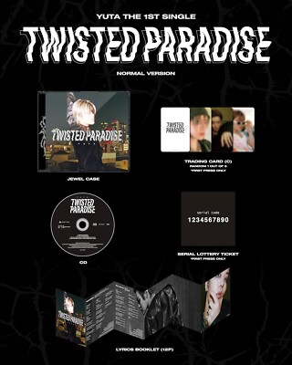 YUTA NCT 127 TWISTED PARADISE REGULAR EDITION CD + TRADING CARD