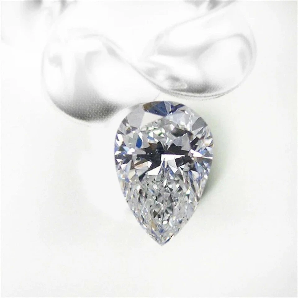 LAB-GROWN CVD DIAMOND PEAR SHAPE 2.02 CT D VVS1 CLARITY CERTIFIED GEMSTONE 4SUB - Image 4 of 4