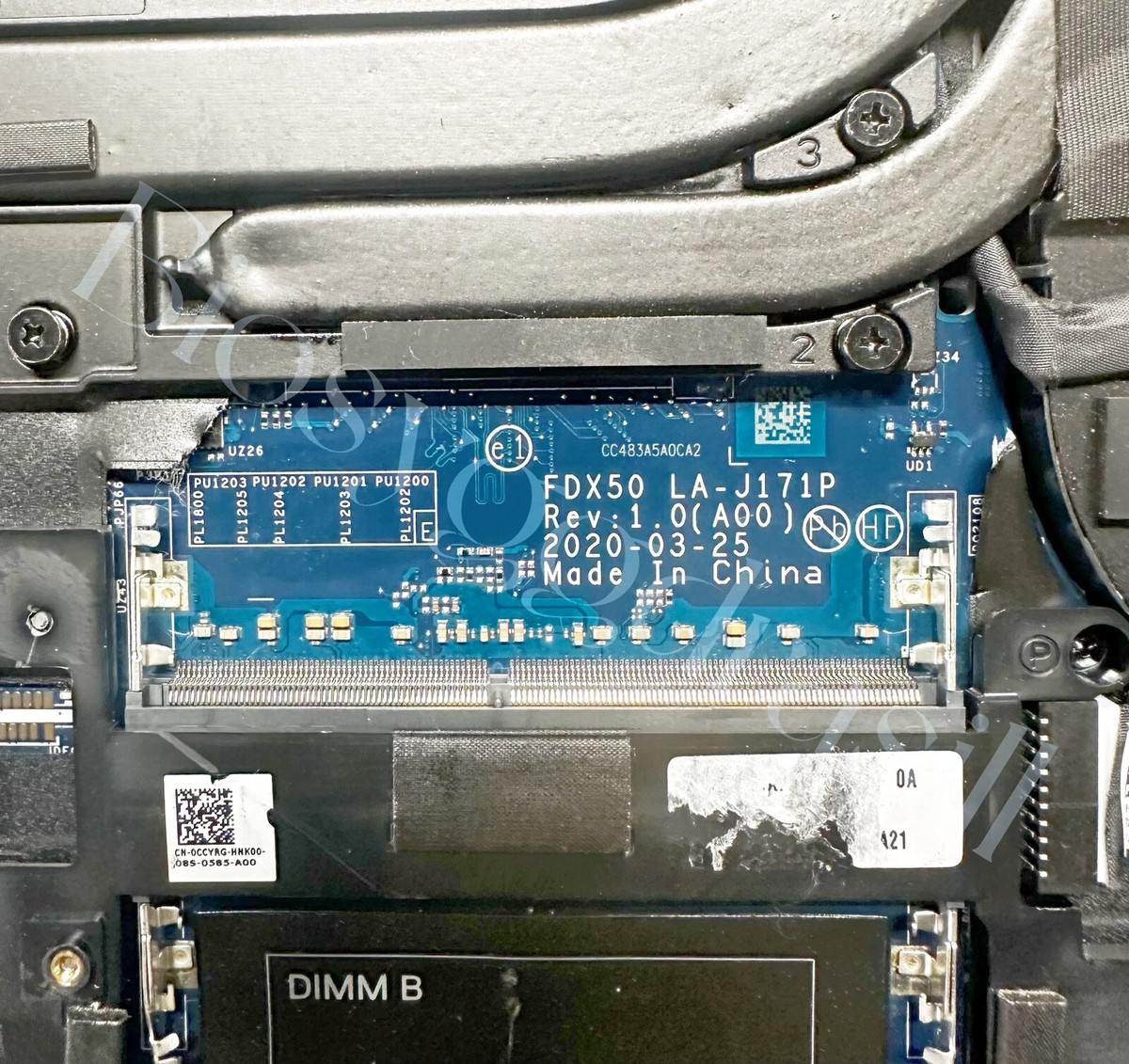 DELL PRECISION 7550, PRECISION 7750, BIOS CHIP NO PASSWORD LA