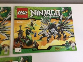 Lego Ninjago: Epic Dragon Battle Instruction Manual - 9450 - Read Description