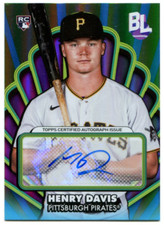 2024 Topps Big League Henry Davis Opening Act Rookie Auto Pittsburgh Pirates