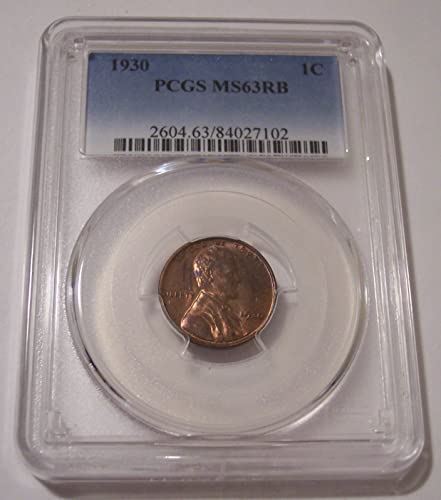 1930 Lincoln Wheat Cent MS63 RB PCGS