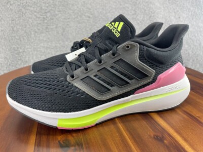 Adidas EQ21 Bounce Women's Running Shoes Size 9.5 Comfort Sneaker Black