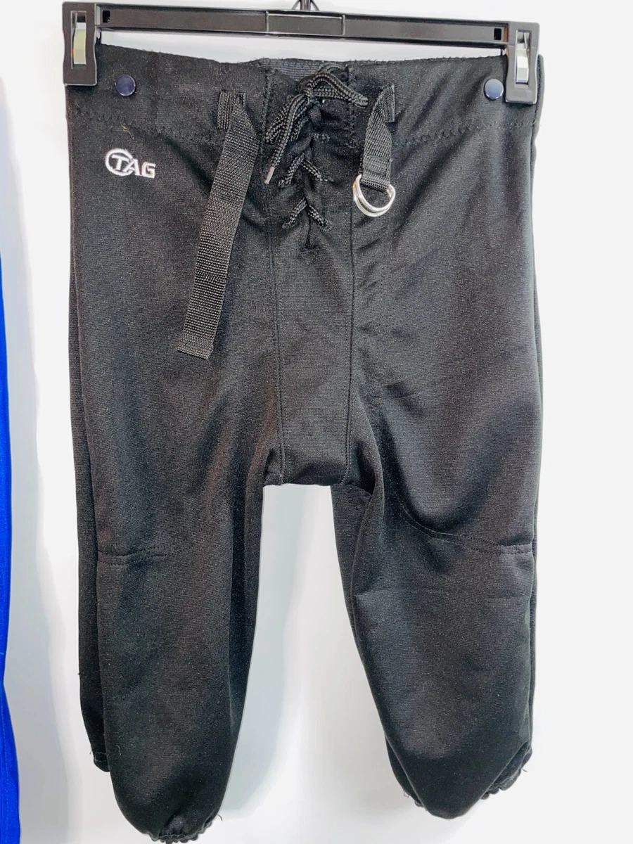 Alleson Athletic Baseball Fußball Hose Jugend Jungen Größe L blau & schwarz 2 Stück