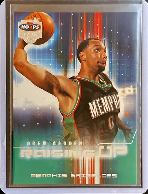 Drew Gooden - 2002-03 Fleer NBA Hoops Stars - Raising Up - Rookie #22