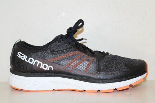 Salomon Sonic ra Sensfit Hombre Para Correr Zapatos Talla 11.5/46 Negro  Naranja Zapatillas | eBay