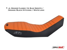 KTM 950/990 Adventure (low seat) MotoK seat Cover D761/RC/T2 anti slip orange