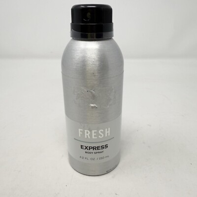 Express Fresh Body Spray Metal Bottle 4.2 Oz Discontinued