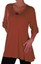Womens-Fashion-3-4-Sleeve-V-Neck-Plain-Long-Casual-Plus-Size-Blouse-Tunic-Top