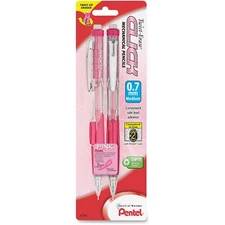 Pentel Breast Cancer Awareness Twist Erase CLICK Automatic Pencil, 0.7mm