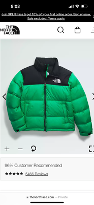 The North Face 1996 Retro Nuptse Puffer 700 Down Jacket Optic