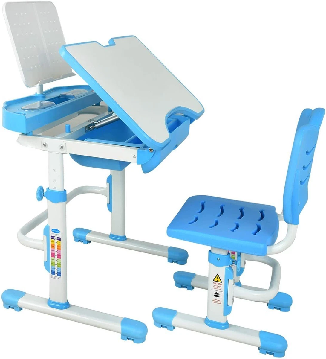 Mecor Kids Desk and Chair Set Height Adjustable Children Student Sturdy Table Wo