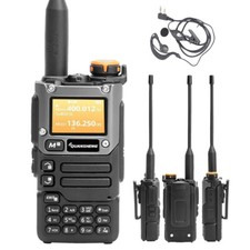 Quansheng UV-K6 200Ch 5W Dual Band Walkie Talkie NOAA Weather  Earphone