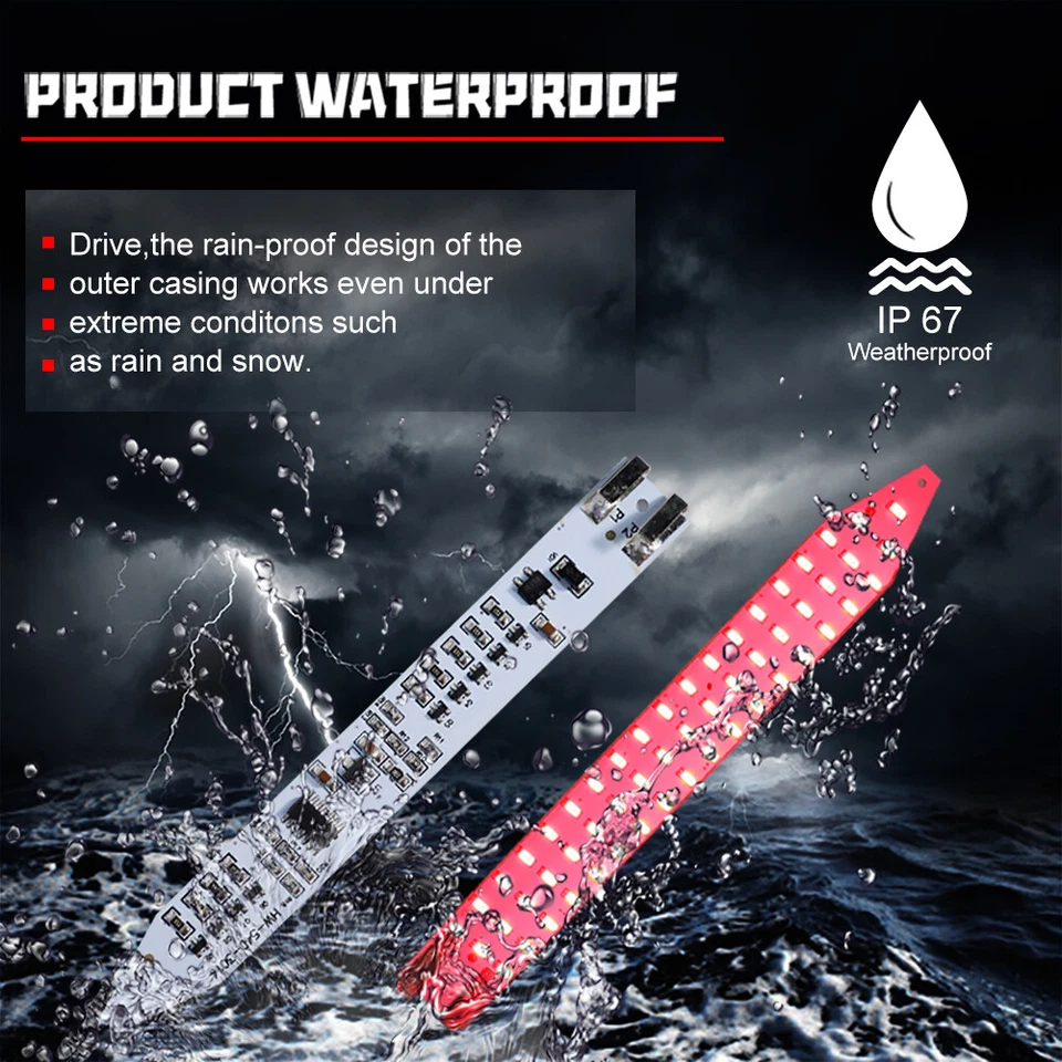 Juego de luces intermitentes laterales secuenciales LED rojas completas para Mazda MX-5 ND 2016-up Foto 4 de 4